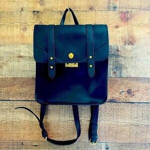 NWOT Anne Klein Lion Studded Leather Backpack